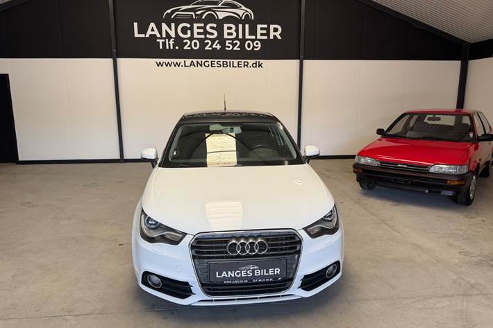 Hvid Audi A1 fra 2013