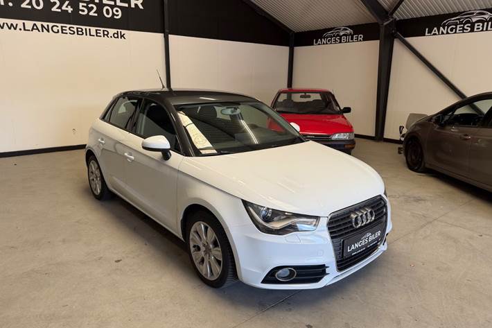 Hvid Audi A1 fra 2013