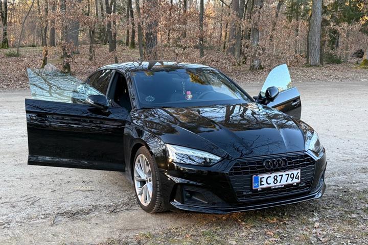 Sort Audi A5 fra 2020