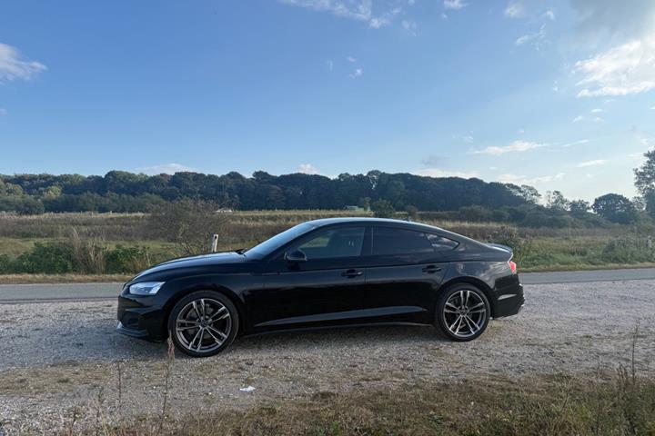 Sort Audi A5 fra 2020