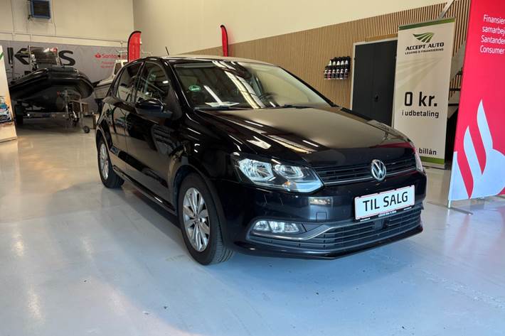 Sort VW Polo fra 2016