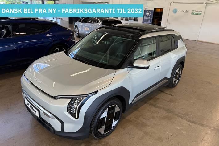 Sølv Kia EV3 fra 2025