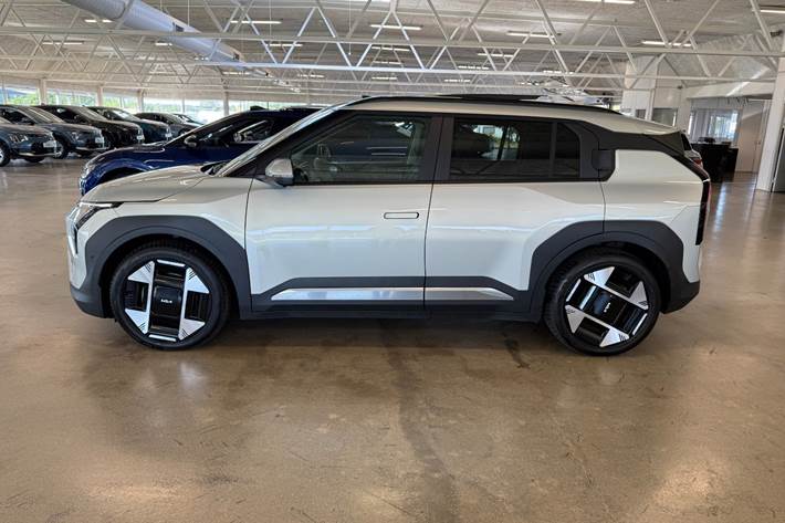 Sølv Kia EV3 fra 2025