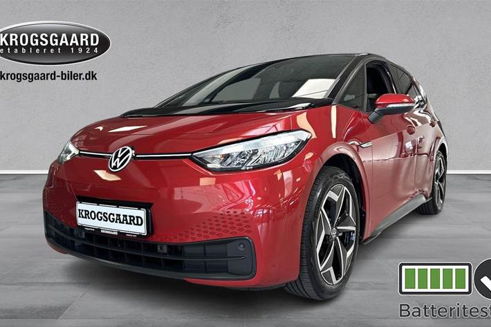 Rød VW ID.3 fra 2022