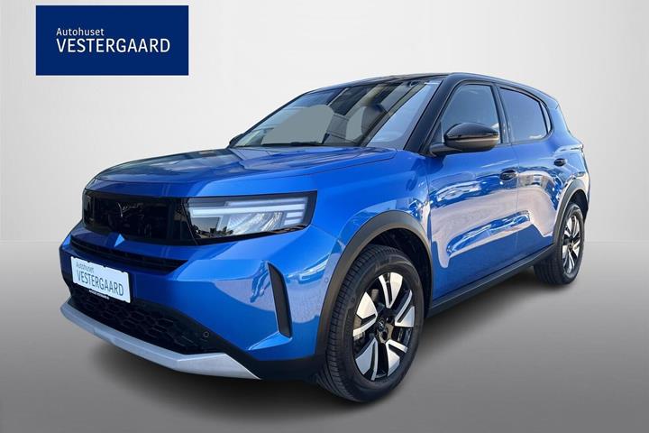 Blå Opel Frontera fra 2025 set udefra