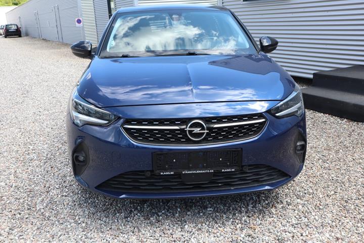 Blå Opel Corsa fra 2021