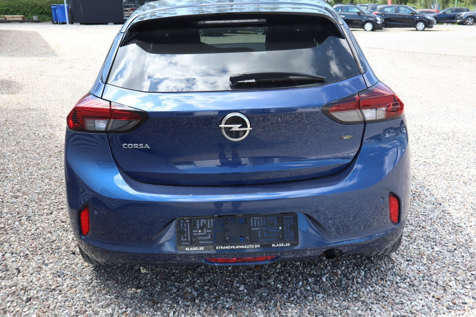 Blå Opel Corsa fra 2021