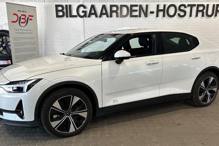 Hvid Polestar 2 fra 2023