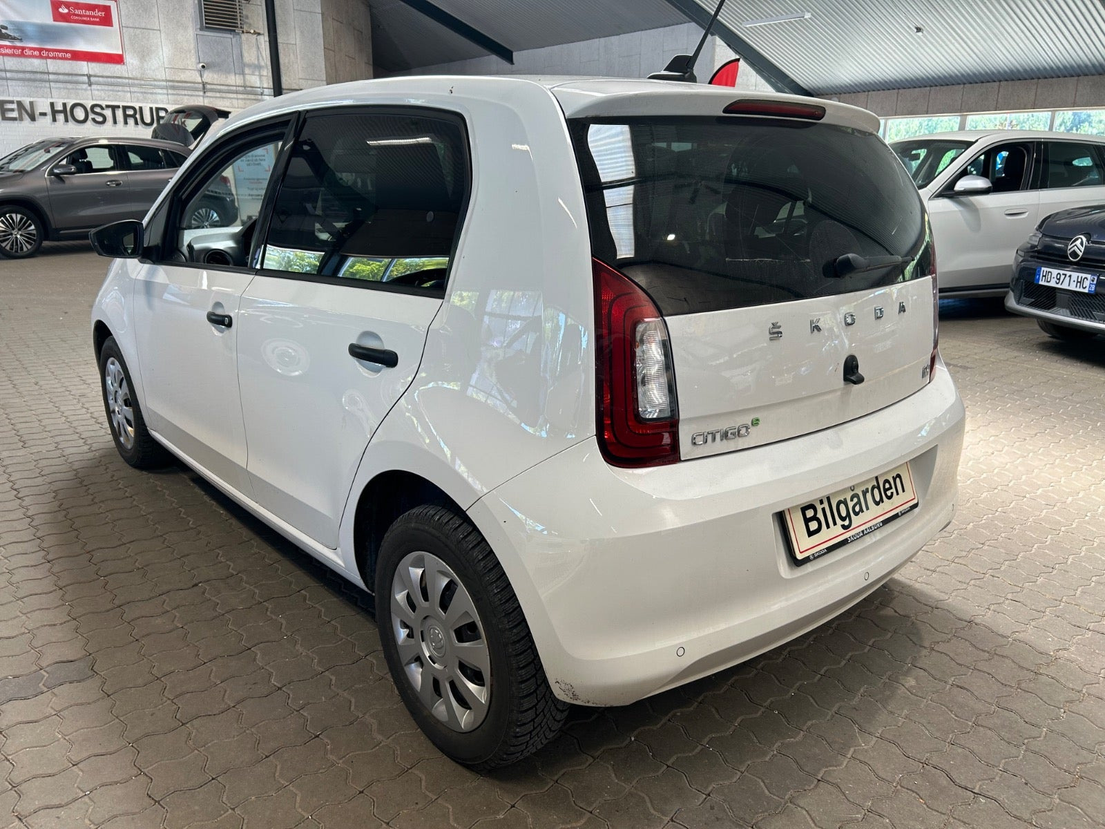Hvid Skoda Citigo-e fra 2020