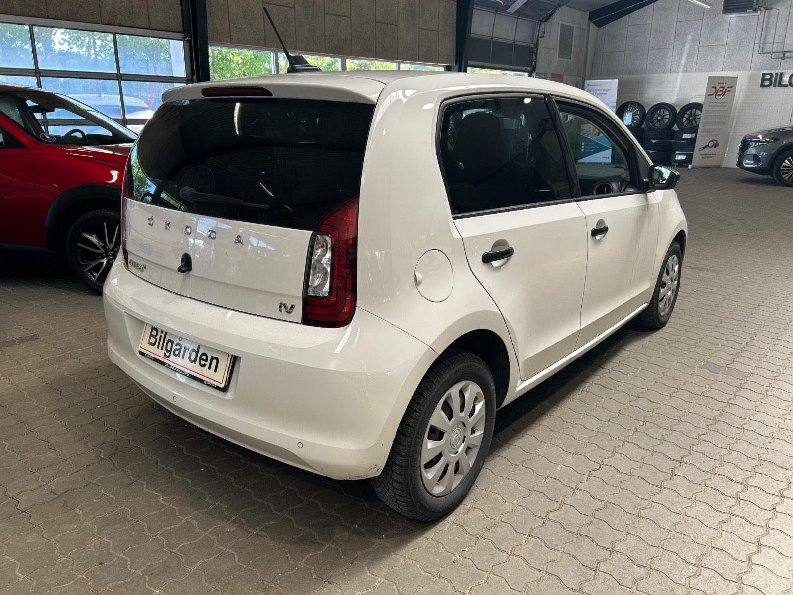 Hvid Skoda Citigo-e fra 2020