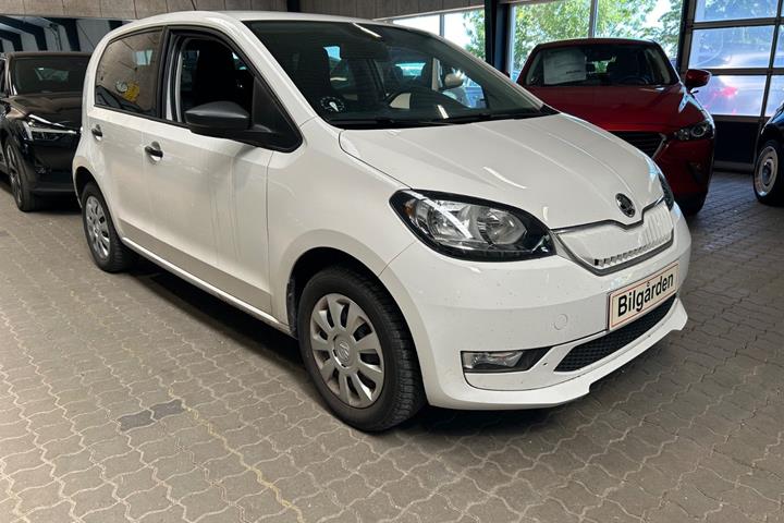 Hvid Skoda Citigo-e fra 2020
