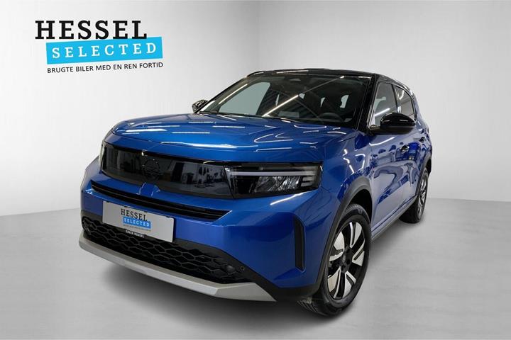 Blå Opel Frontera fra 2025 set udefra