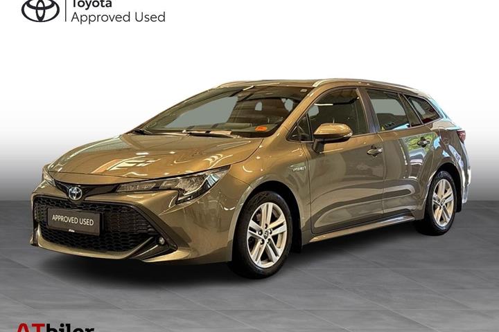 Bronze Toyota Corolla fra 2020 set udefra