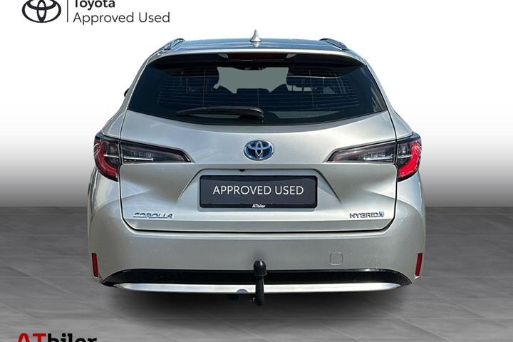Sølv Toyota Corolla fra 2019