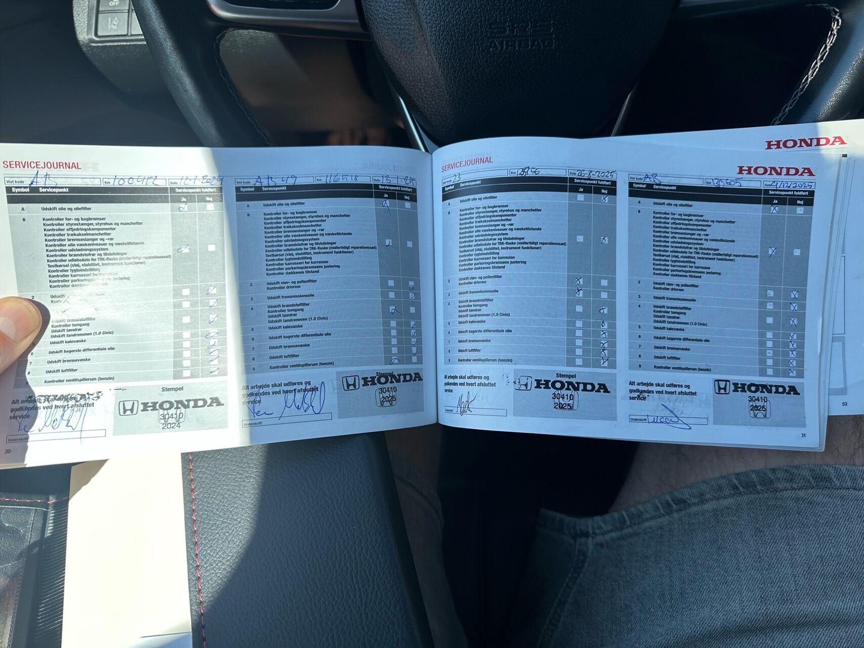 Sort Honda Civic fra 2018