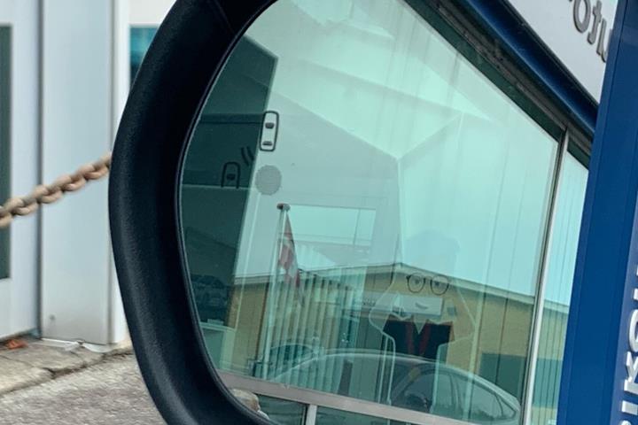Blå Ford Fiesta fra 2021