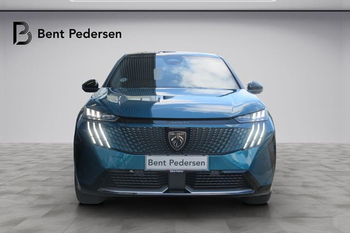 Blå Peugeot e-3008 fra 2025