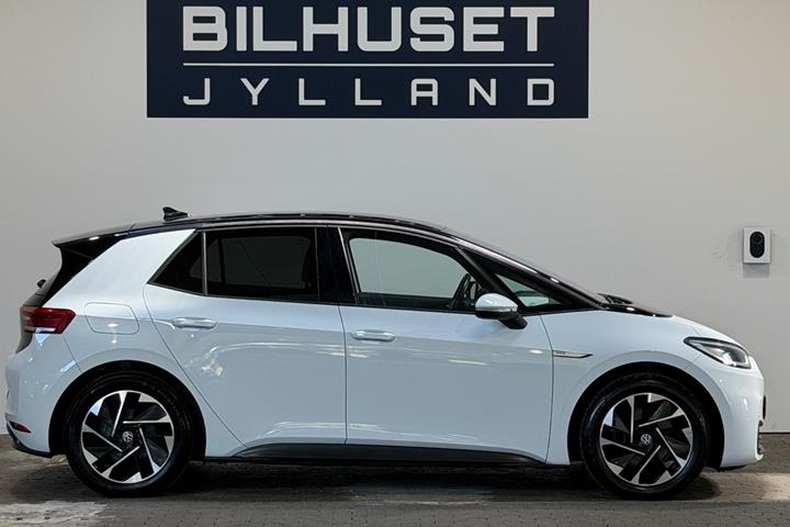 Hvid VW ID.3 fra 2021
