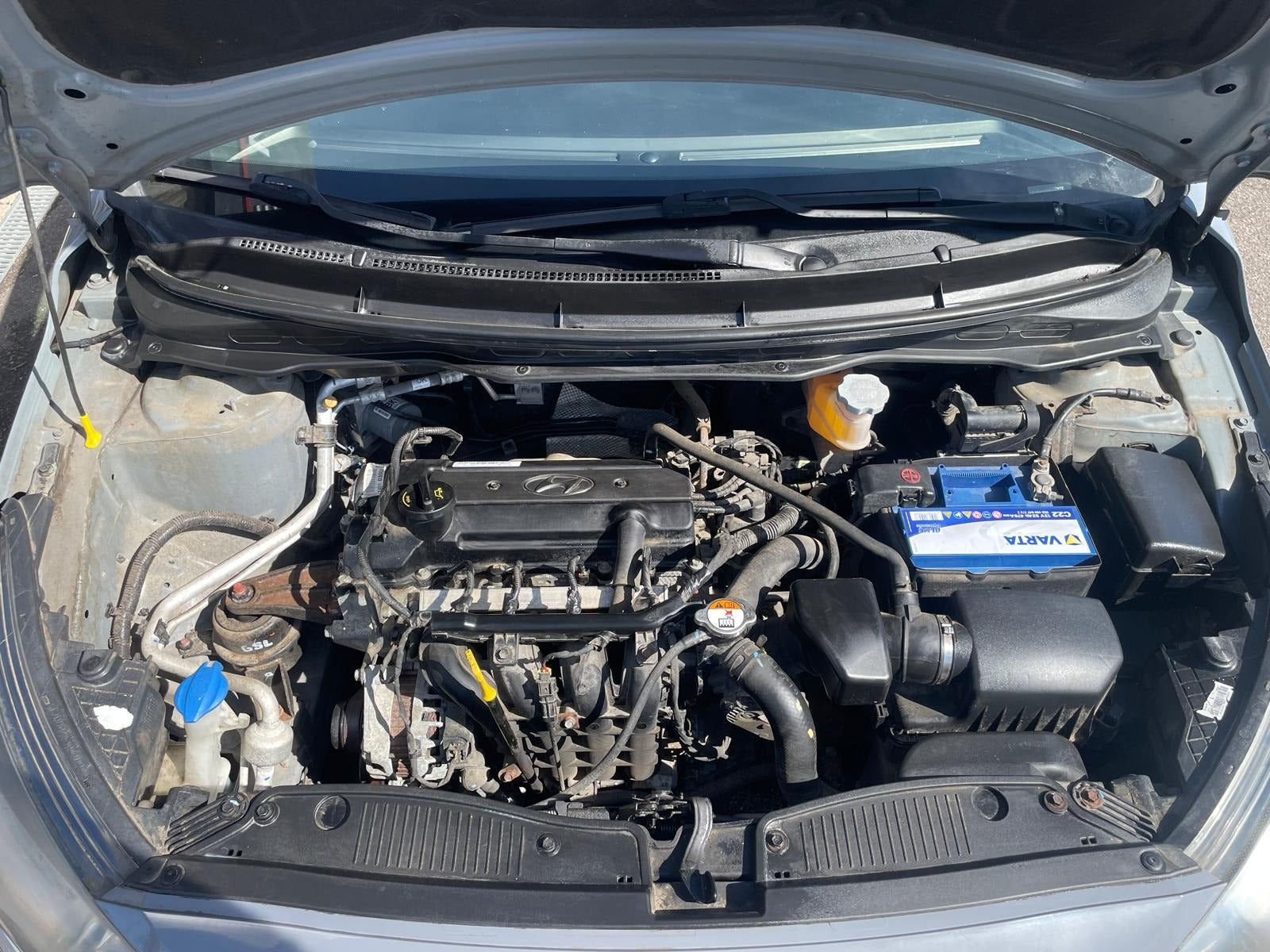 Grøn Hyundai i20 fra 2014