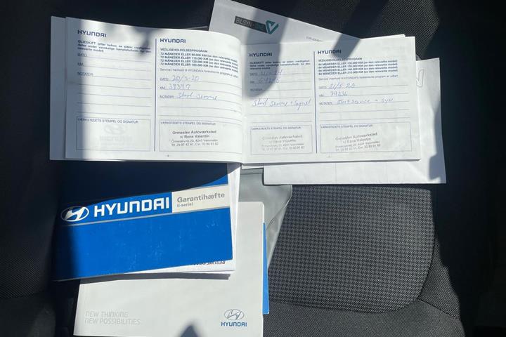 Grøn Hyundai i20 fra 2014