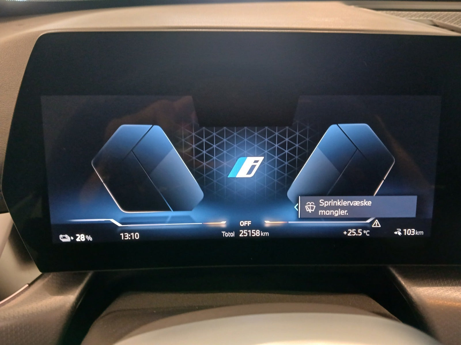 Hvid BMW iX1 fra 2025