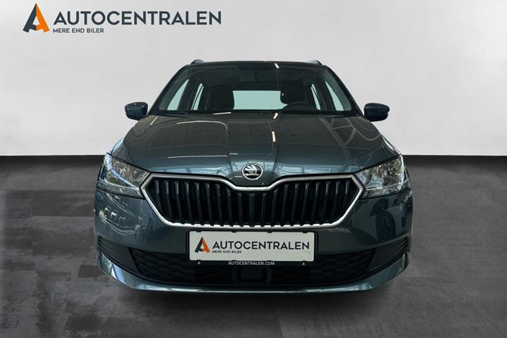 Grå Skoda Fabia fra 2019