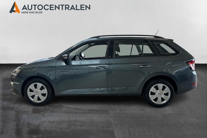 Grå Skoda Fabia fra 2019