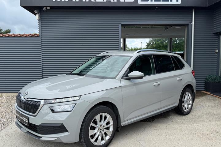 Grå Skoda Kamiq fra 2020 set udefra