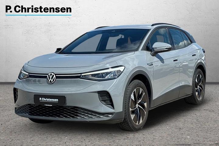 Grå VW ID.4 fra 2023 set udefra