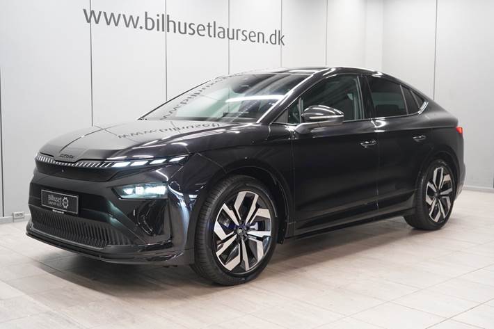 Sort Skoda Enyaq fra 2026