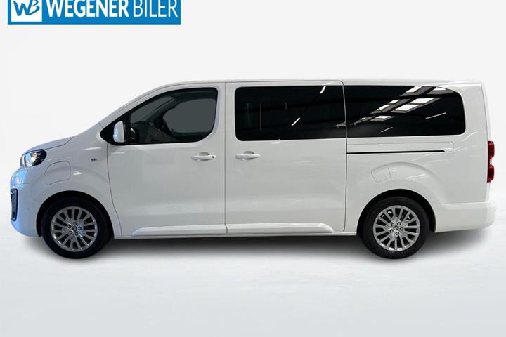 Hvid Peugeot e-Traveller fra 2021