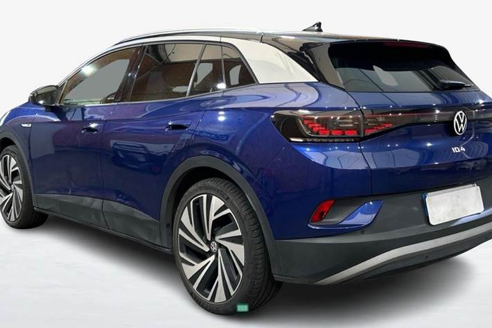 Blå VW ID.4 fra 2021