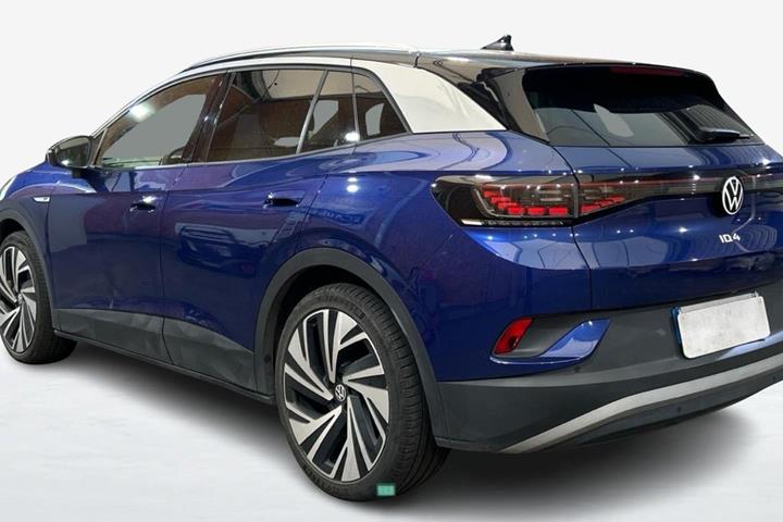 Blå VW ID.4 fra 2021