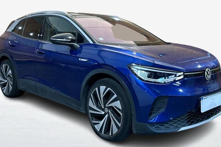 Blå VW ID.4 fra 2021