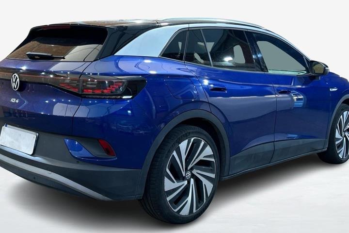 Blå VW ID.4 fra 2021