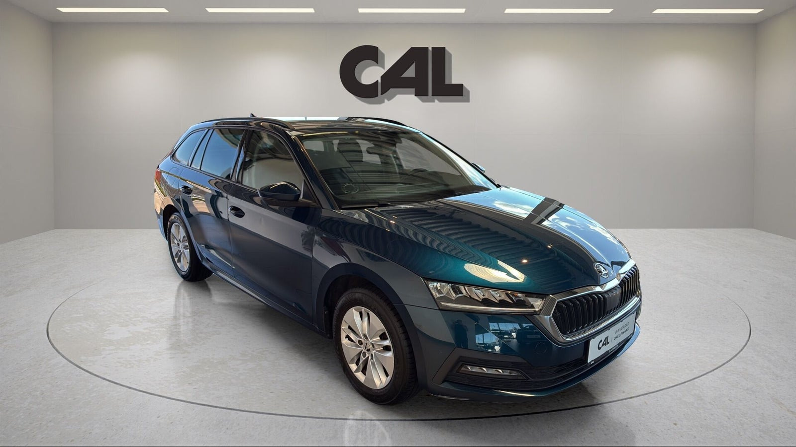Blå Skoda Octavia fra 2021