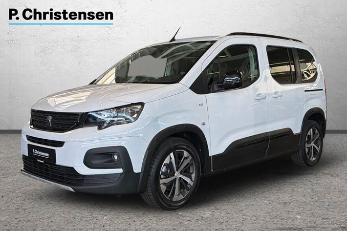 Hvid Peugeot e-Rifter fra 2025