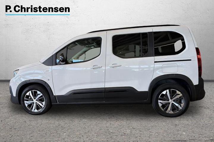 Hvid Peugeot e-Rifter fra 2025