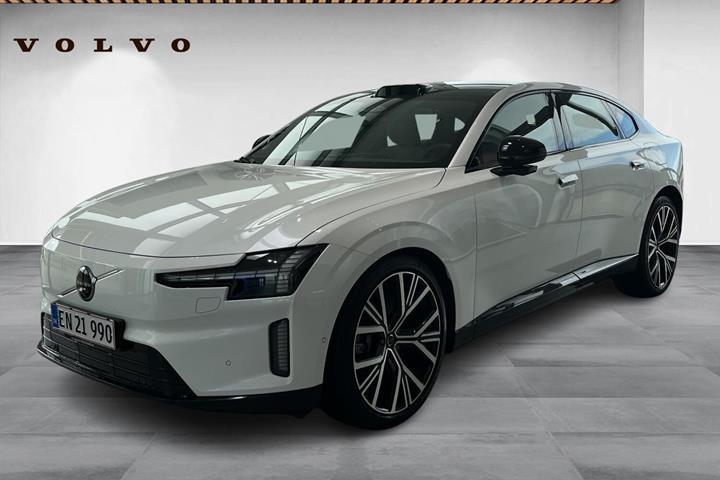 Hvid Volvo ES90 fra 2026 set udefra