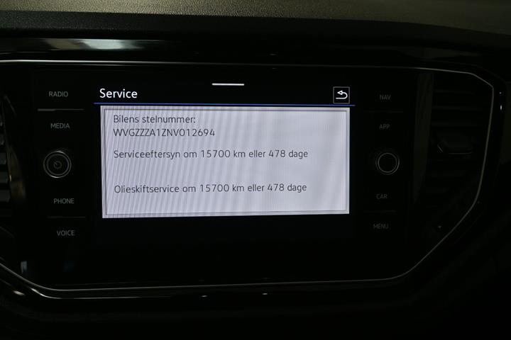 Sort VW T-Roc fra 2022