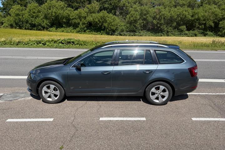 Grå Skoda Octavia fra 2019