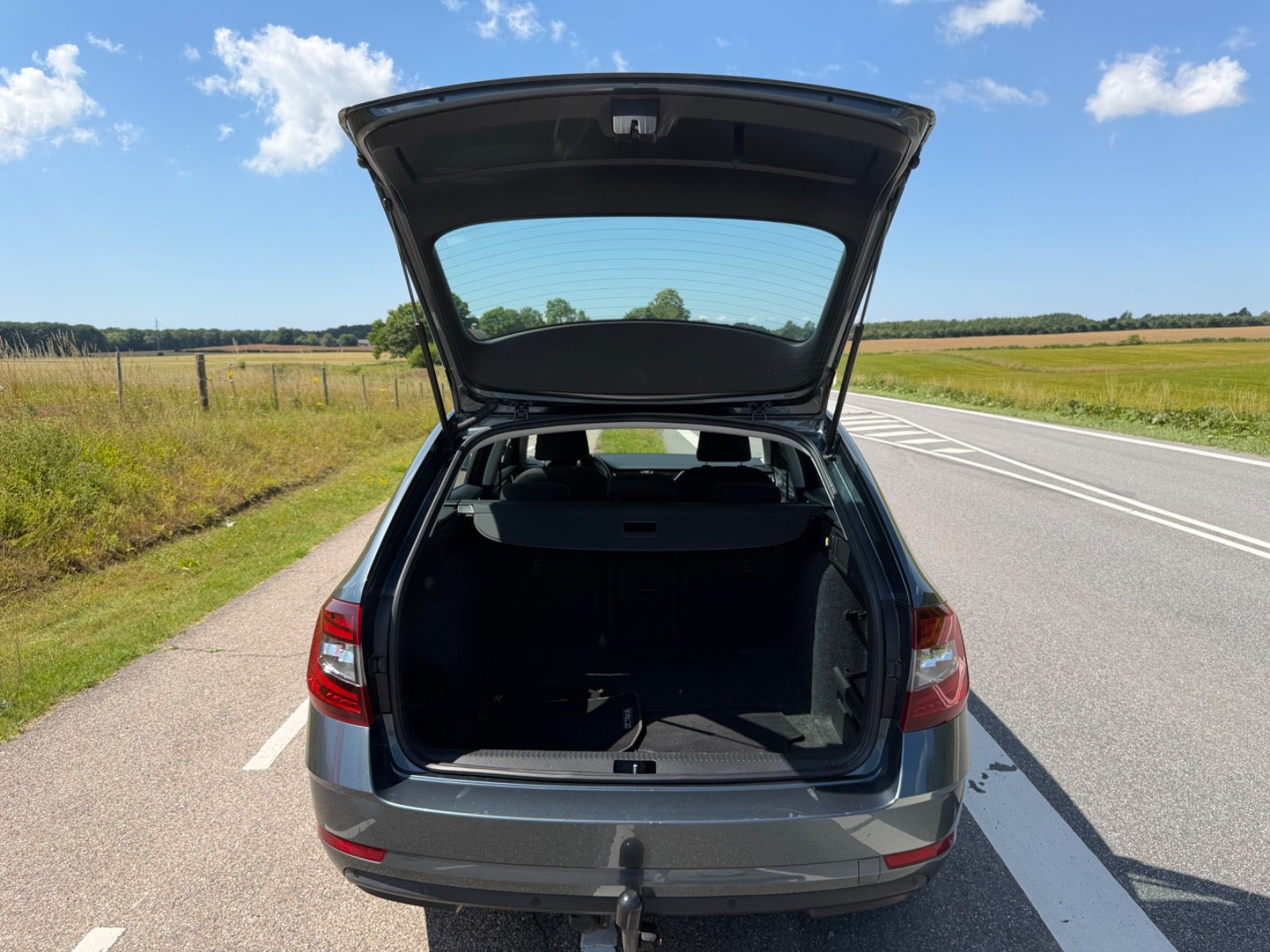 Grå Skoda Octavia fra 2019