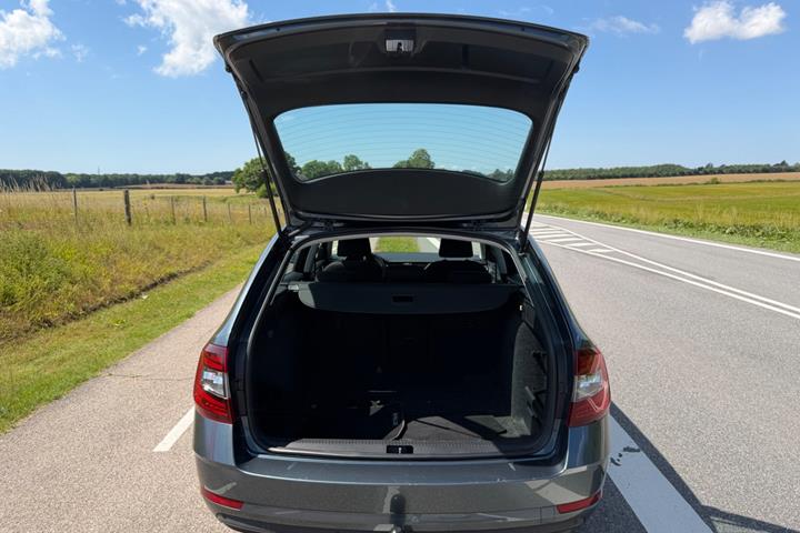 Grå Skoda Octavia fra 2019