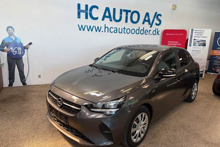 Grå Opel Corsa fra 2020