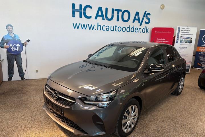 Grå Opel Corsa fra 2020 set udefra