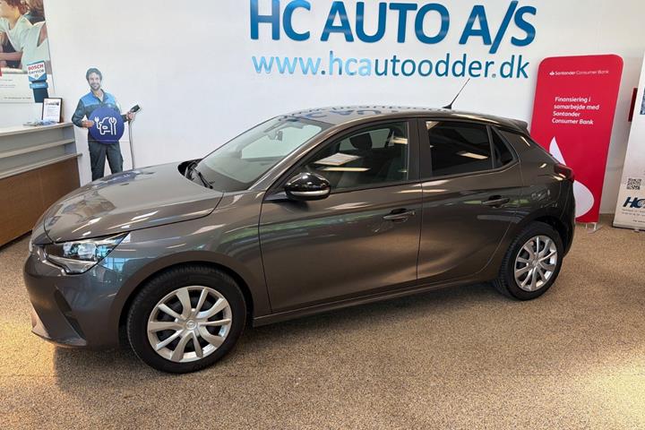 Grå Opel Corsa fra 2020