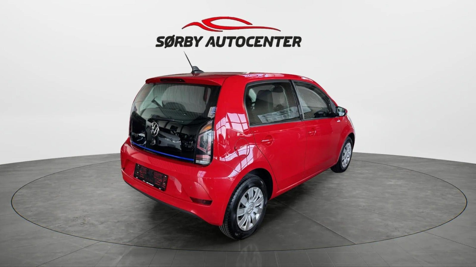 Rød VW E-UP! fra 2021