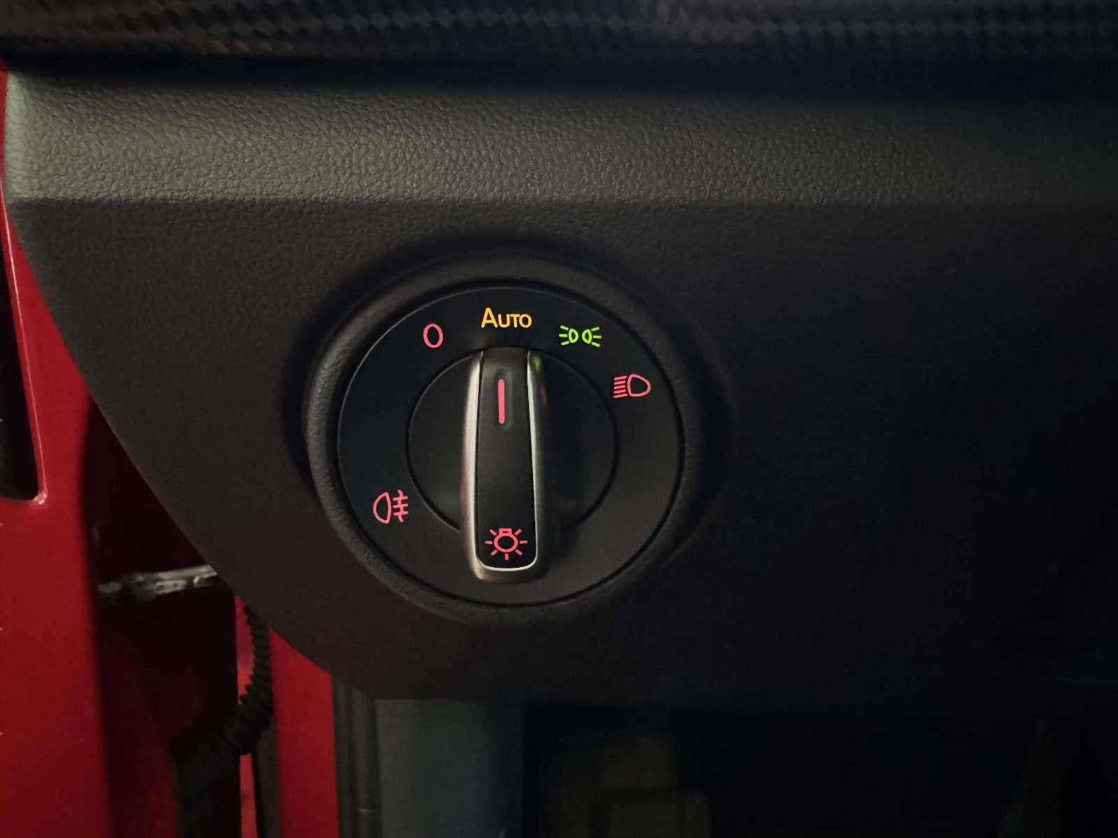 Rød VW E-UP! fra 2021