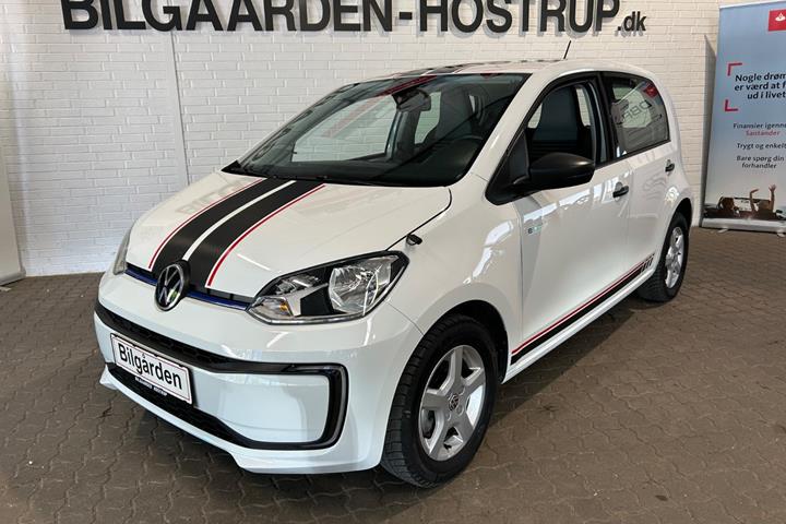 Hvid VW E-UP! fra 2020 set udefra