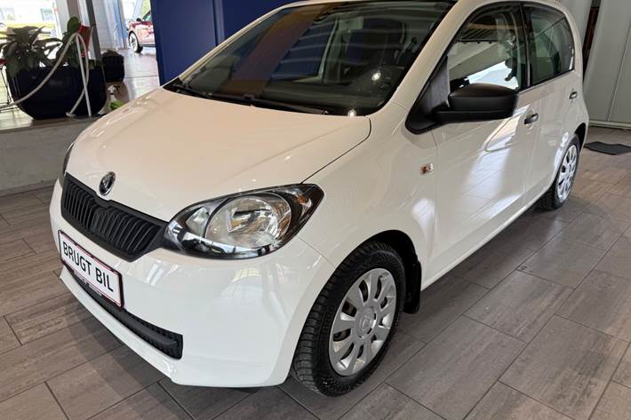 Hvid Skoda Citigo fra 2017